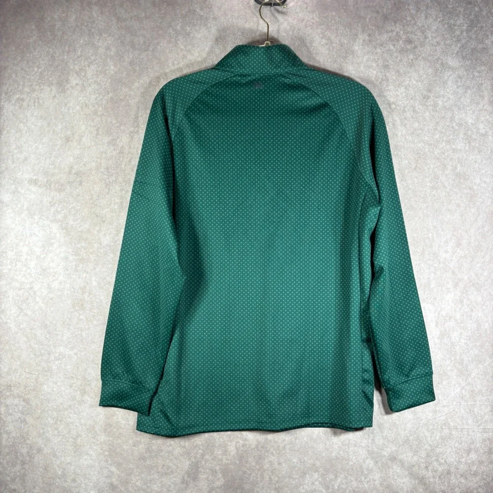 Mizzen+Main Pullover Men Green Versa Quarter Zip Golf Performance Stretch NEW